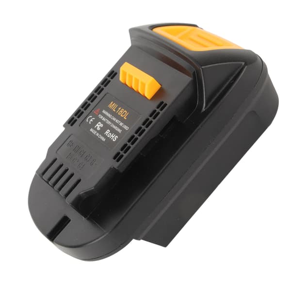 Lithium batteriadapter Power Tool Dock Power Connector Converter til Milwakee 18V MIL18DL