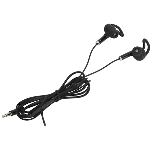 Wire-Control Game Headset 3,5 mm gränssnitt Esports hörlurar Dubbel mikrofon Pluggbar