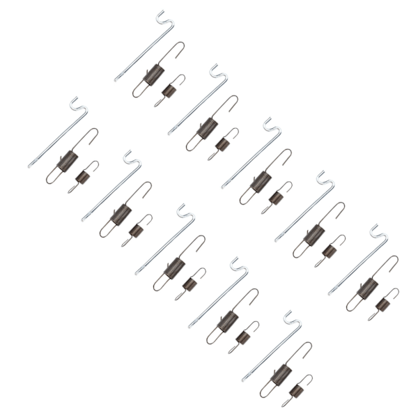 10 uppsättningar Gasspjäll returfjäder legering regulatorstång tillbehör ersättningsdel set