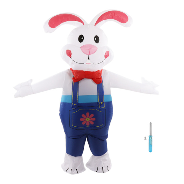 Påsk Uppblåsbar kanin Vattentät Blow Up Bunny Party kostym för påskgårdsdekoration