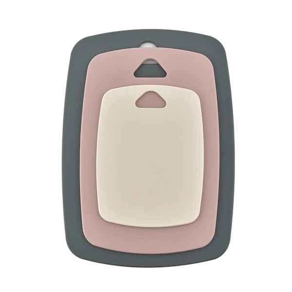 3st skärbrädeset Safe PP Easy Grip Handtag Multifunktion Kök Skärbräda för hem Typ 1 Square