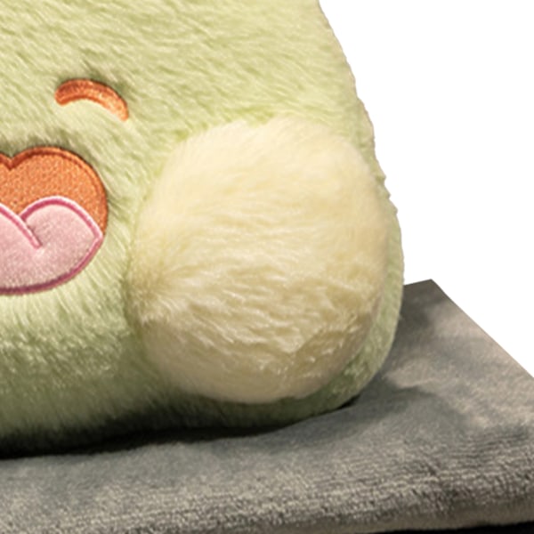 Kosebamse Reiseteppe Kuddsett Myk plysj Klemmekudde Søt plysj leketøy med håndvarmer design for reiser Hjemmekontor Kitty