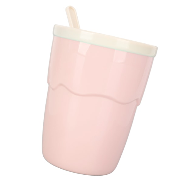 Slushie Kop 200ml Nem Betjening Holdbar PP Aluminium Let Bærbar Størrelse Squeeze Kop til Familie Rejser Camping Pink