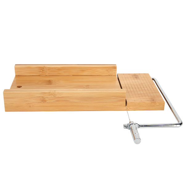 Bambu Tvål Cutter Cake DIY Ljus Choklad Mat Tvål Skärverktyg (Bambu träpanel)