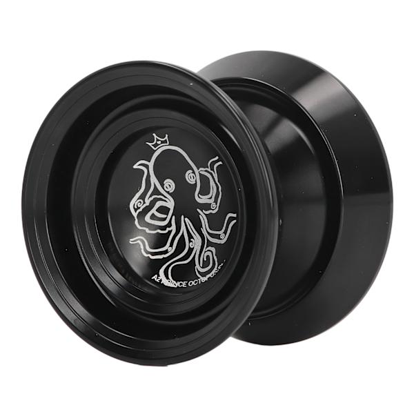 YoYo Ball uten respons aluminiumlegering Advanced Fade Free Utmerket for konkurranse med hanske 3 stk strenger svart