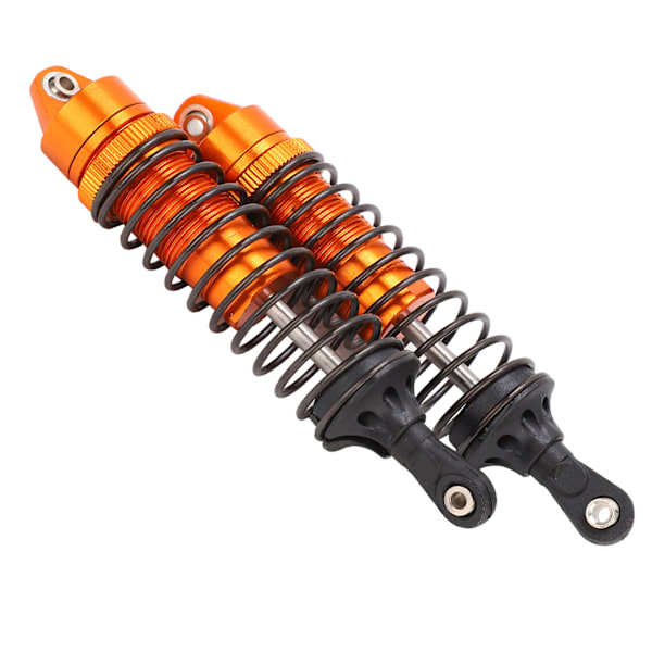 2kpl 115 mm RC-iskunvaimentimet alumiiniseoksesta TRAXXAS SLASH 2WD 1/10 RC-autoihin, oranssi