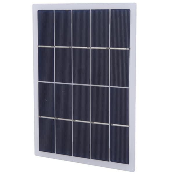 3W 5V Polycrystalline Silicon DIY Solar Panel Laminated Board Battery Plate 170x130mm (3W-White)