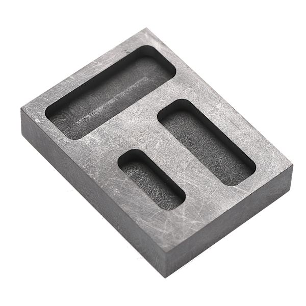 Graphite Crucible Ingot Torch Melting Casting Refining Scrap Bar Combo Mold