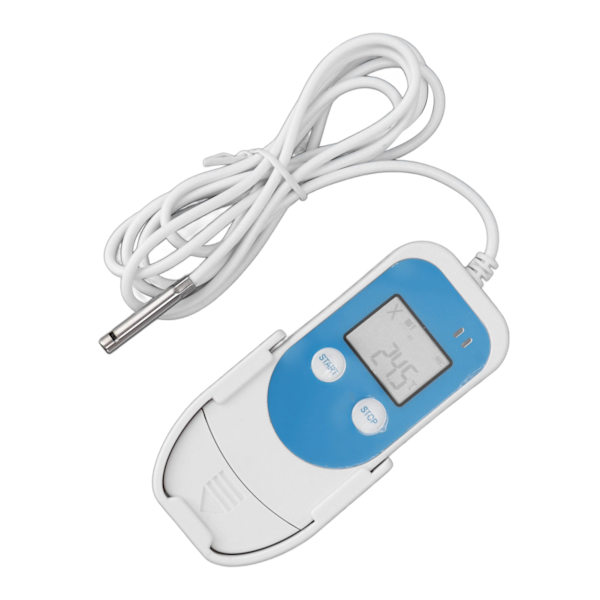 Digital Temperatur Fuktighet Datalogger Återanvändbar Hög noggrannhet PDF Rapport USB Kylskåp Termometer Recorder för Kylkedja