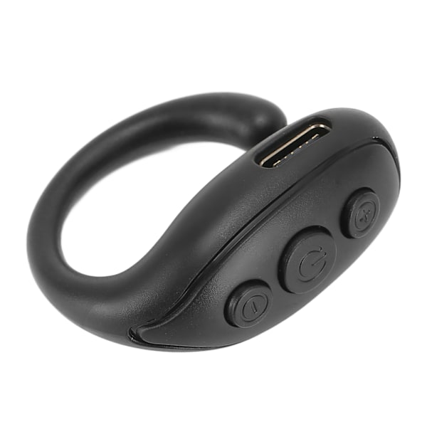 Älypuhelimen Bluetooth-kaukosäädin ABS-rengas Muoto Pitkä akun kesto Kamera Kaukosäädin suljin tabletille Musta