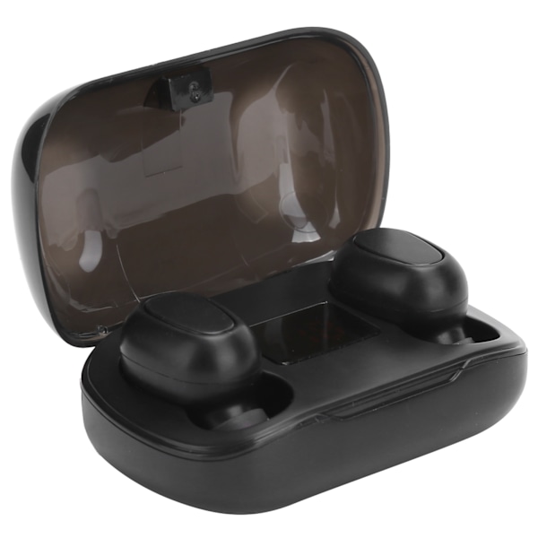 L21Pro Digital Display Trådlösa Bluetooth 5.0 Hörlurar InEar Binaural Sportheadset (Svart)