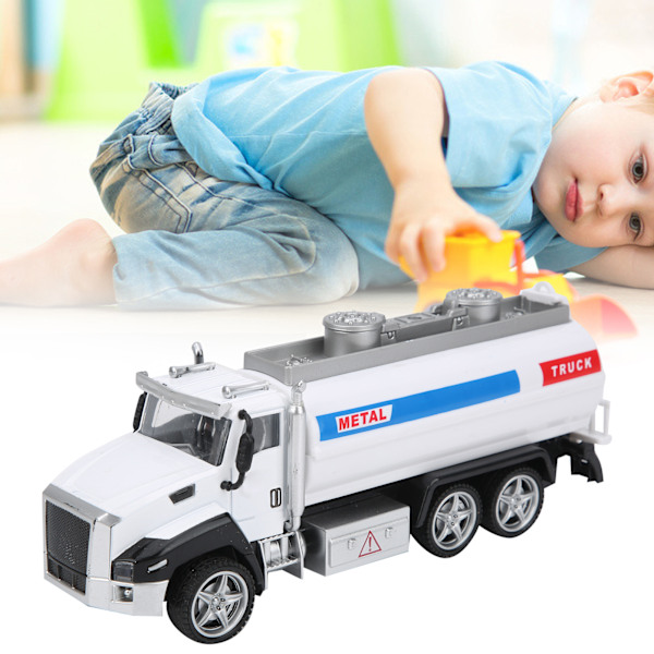 1:42 Bevattningsvagn Lastbil Tanker Sprinkler Modell PullBack Barnfordonsleksaksmodell (Bevattningsvagnsmodell)