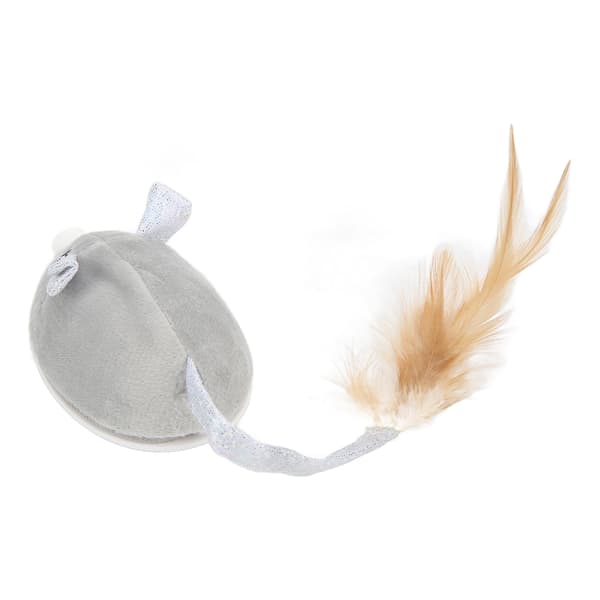 Cat Mouse Toy USB Charging Lifelike Safe Interactive Kitten Automatic Moving Mouse Toy for Indoor Use