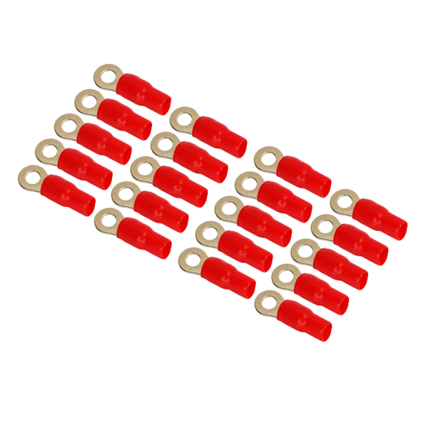 20 kpl 8 mm 4 GA Kupariset liittimet Jakelulaatikolle, Veneille ja Ajoneuvoille