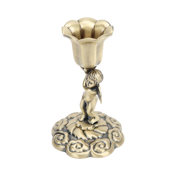 Par Lysestageholder Romantiske Engelgaver til Fødselsdage Jul Jubilæer Halloween Bronze