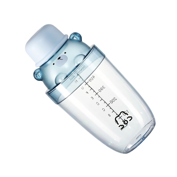 Cocktail Shaker Plast Portable Drink Mixed Hand Shaker Flaskstång Blandningsverktyg för vin Martini Mjölk Te Margarita Blå 500ML