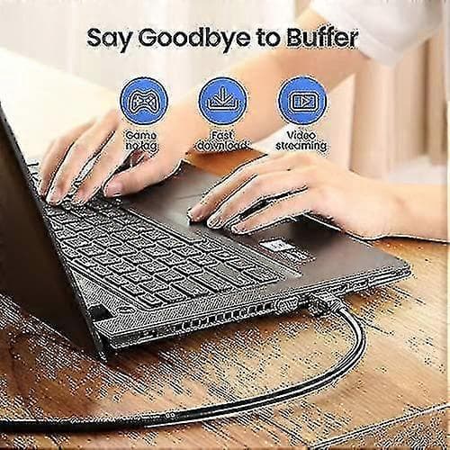 Cat 8 Ethernet-kabel, Lan Rj45 Netværkskabel Sftp-hastighed 40 Gbps / 2000mhz (10m)