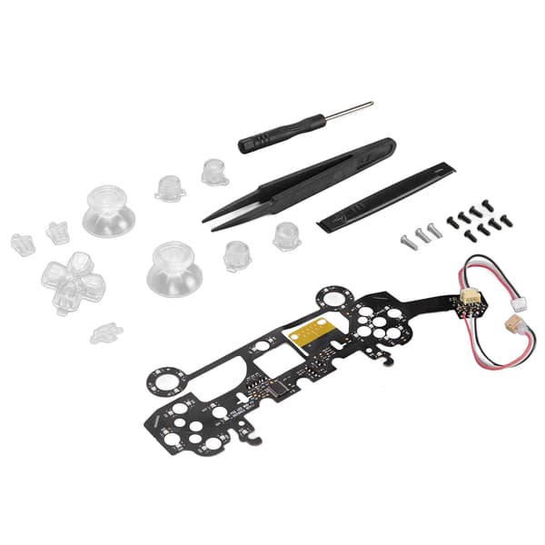 PS5 DIY LED-knappesett - 8 farger, 19 moduser, klassisk design