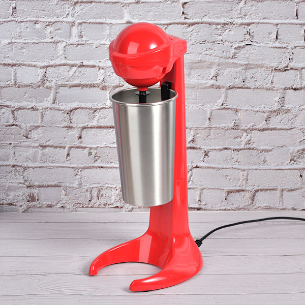 Dobbelt Hoved Elektrisk Milkshake Maskine Maker Kaffe Drikke Mixer Mælkeblender Til Hjem Bar EU Stik 220V