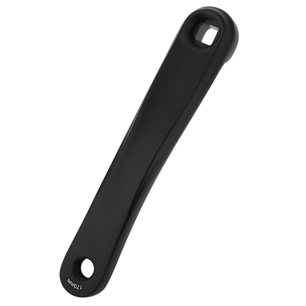 170 mm cykel aluminiumlegering venstre enkeltkæde krumtapudskiftning (sort firkantet hul)