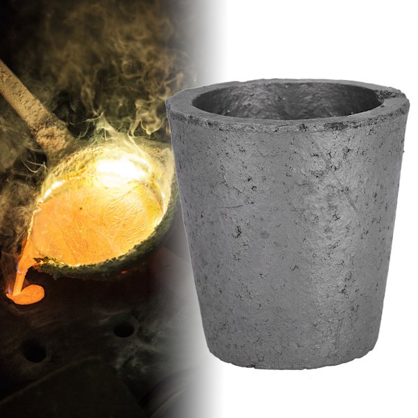 Koppformet Siliciumkarbid Grafit Ovntigel Smelteværktøj 4Kg