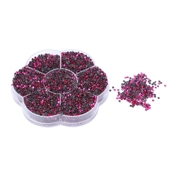 14400 stk Rhinestones Skinnende Transparent Dekorative Neglekunsttilbehør for Klær SkoS601 Rosa