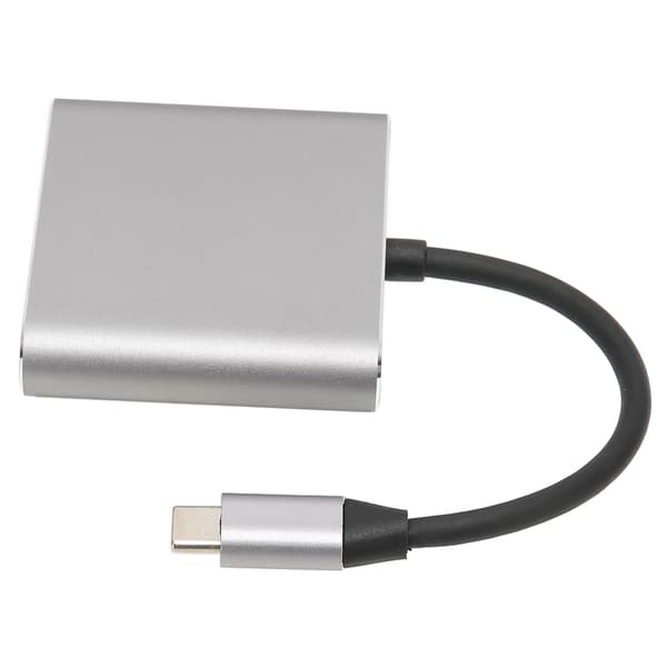 3-i-1 USB C-hubb: 4K UHD HDMI, USB 3.0 och typ C-gränssnitt