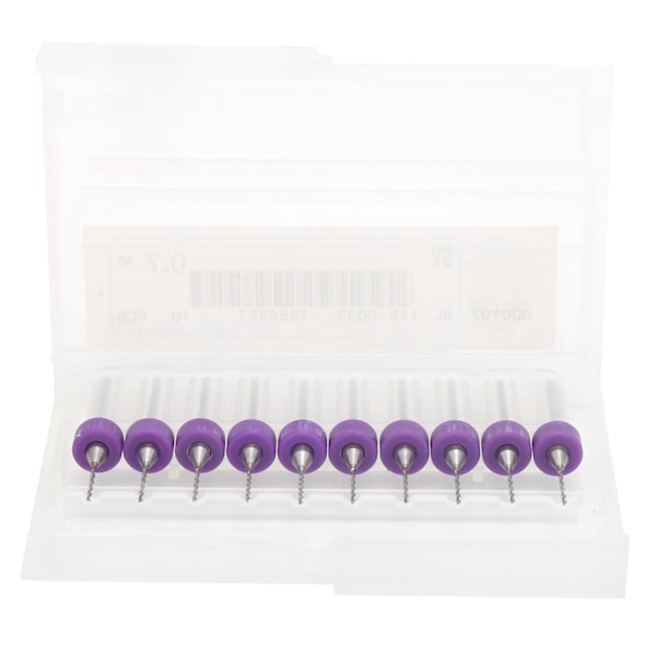 10 stk rengøringsdyse mikrobor 0,7 mm wolframkarbid 3D-printerdele