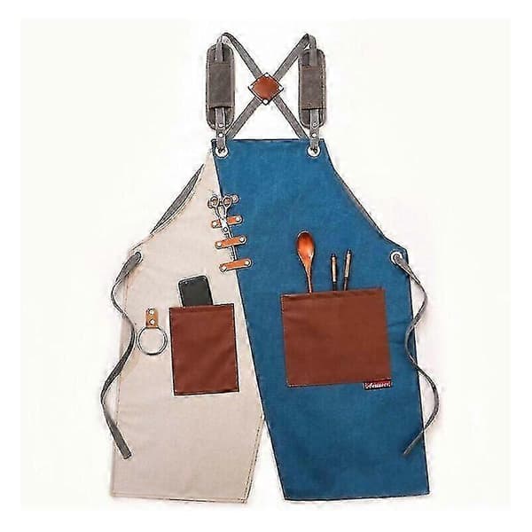 Hageforkle Jeansforkle Unisex Cargo Midjeforkle 25-26