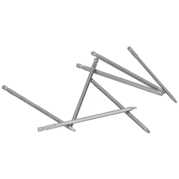 7 stk skruetrækker bits firkantet elektrisk krom vanadium stål Hex håndtag 150 mm 1 stk lås