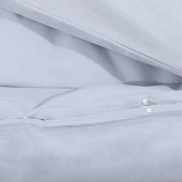 vidaXL Sengetøj grå 240x220 cm bomuld Grå 1180