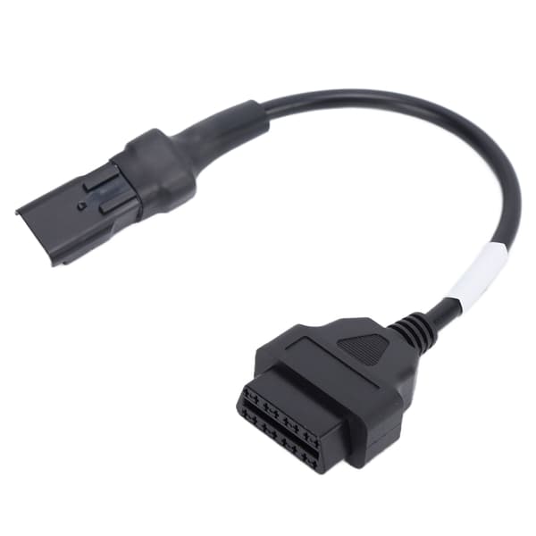 4-pin OBD Diagnostic Cable Adapter OBD2 Extension Connector Replacement for Ducati Motorcycles