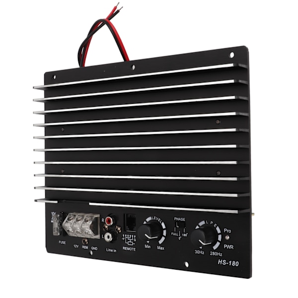 Sort Bilforstærker 12V 1000W Bil Audio Subwoofer Forstærker Multibeskyttelse til Bil