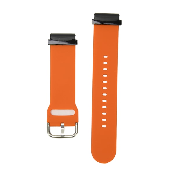 Ersättningsarmband 20 mm vattentätt mjukt klockarmband i silikon med snabb frigöring för Garmin Fenix ​​7S Orange