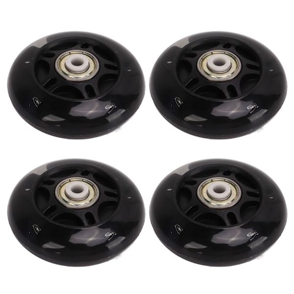 4 ST Inline Skate Flash Wheel Rulleskøjter PU-hjul Erstatningshjul 69mm