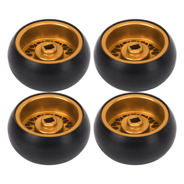 4 ST RC Driftdäck Ersättningsdäck i aluminiumlegering för WLtoys K989 1/28 RC Car A Gold