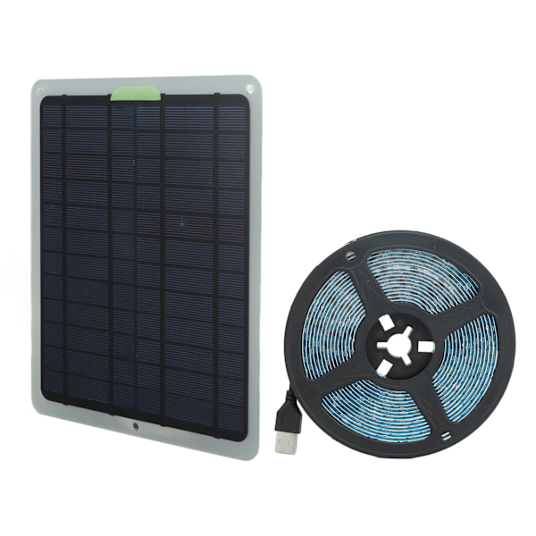 20W Full Spectrum Solar Power Lamp LED 5V IP65 Vattentät Solar Plant Grow Light Strip för trädgårdsväxthus