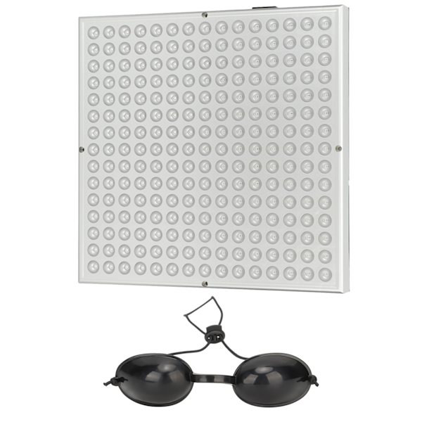100‑240V LED-lys panel Dyp 660nm nær infrarød 850nm muskel og leddsmerter Fysioterapi lampe UK-kontakt