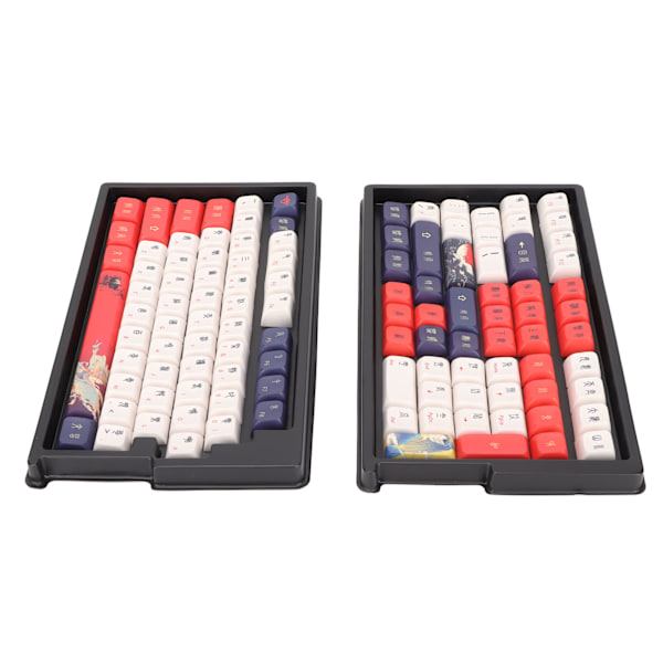 PBT Tastatur Keycaps 113 Taster Ergonomisk design Enkel installasjon PBT Dye Sublimation Keycap for mekaniske tastaturer