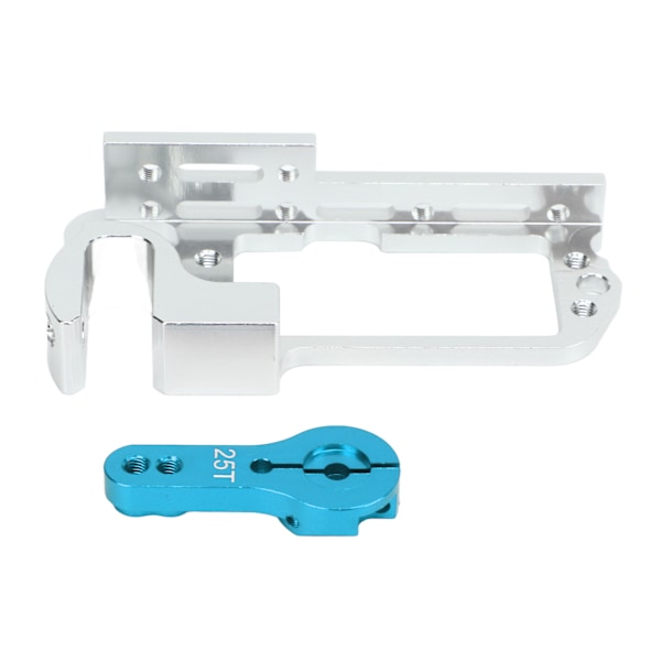 RC Servo Monteringssupport med 25T Arm Aluminiumlegering Anti Deformation Universal til Quadcopter Drone Blå