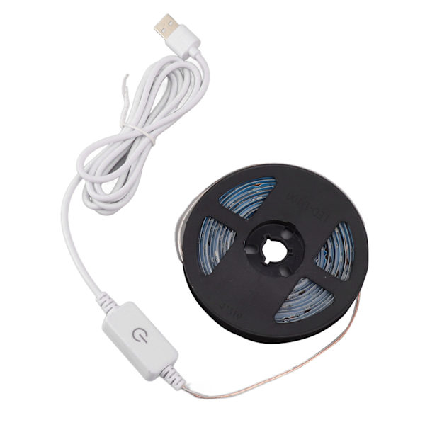 5V Full Spectrum LED Grow Light Strips Touch Dimming USB Plant Growth Light Strips för grönsaksblomma Växthustält Vattentätt