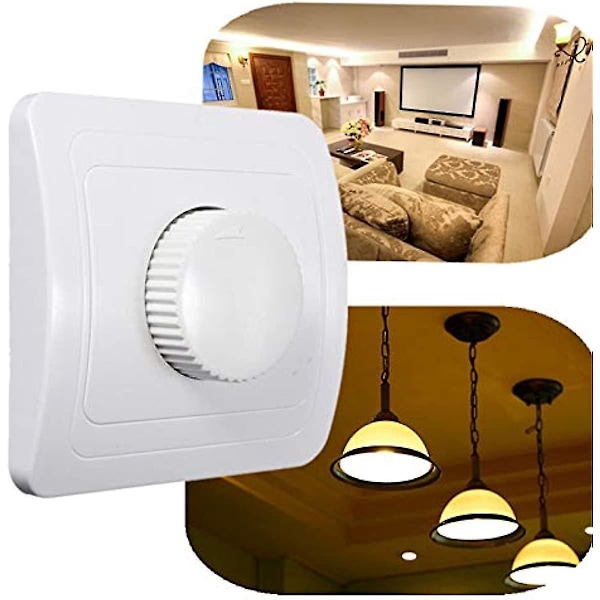 Roterende LED-dimmers for LED- og halogenpærer