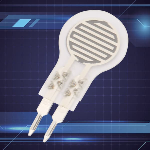 10kg Flexibel Tunnfilmsresistor Typ Tryckkraftsensor Diameter 7,5mm