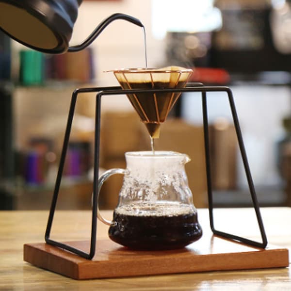 Kaffefilterholder i rustfrit stål Koppenholder Tragtbeslag til husholdningskaffe