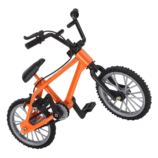 Mini Mountain Bike Model Racing Leksaker 1/10 Dockhus Tillbehör Craft Cykel Skrivbord DekorationOrange
