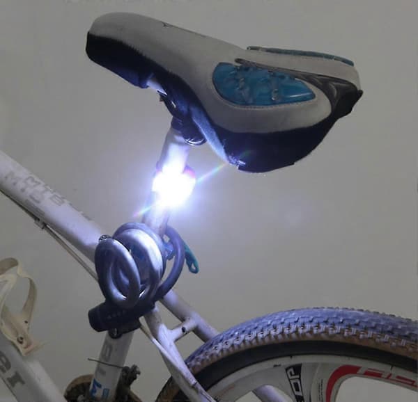 10x Sykkellykt Sykkel Frontlys Baklys Hjullykt LED Silikonlampe[LD]