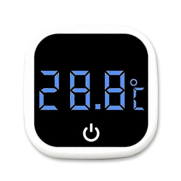 0-60 ℃ Digital LCD-akvarietermometer, Mini selvklæbende skærm til akvarium