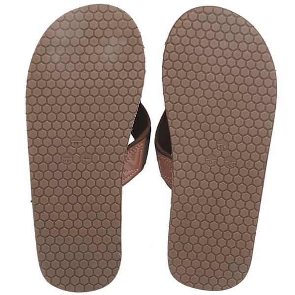 Sommar lättviktsflipflops flerlagers tofflor EVA flipflops lera färg botten(45 )