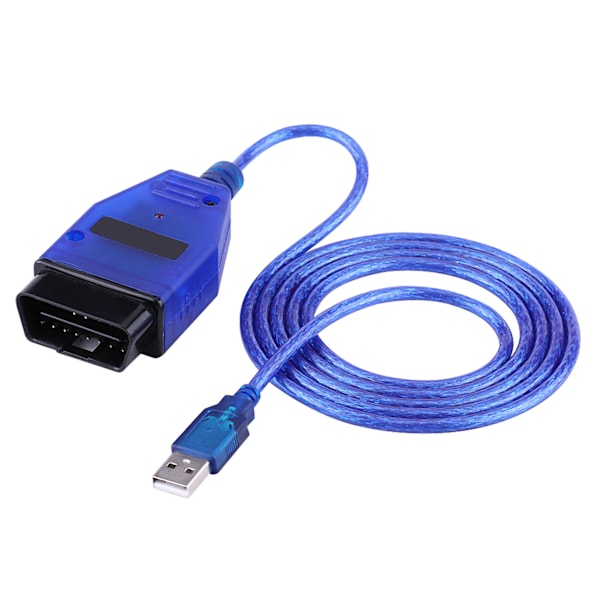 Bil OBD2 USB Kabel Scanner Scan Tool för KKL 409.1 Blue