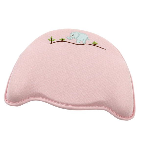 Baby Formpude Mjuk Åndbar Ergonomisk Forebygger Fladt Hoved Amning Sovepude Rosa 11,61 X 9,06 X 0,79in